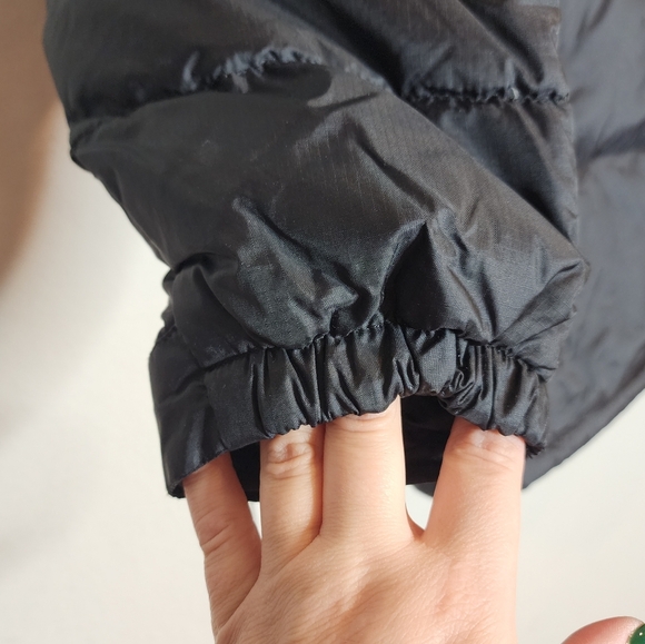 Double Down Black Down Puffer Coat Size Large Steve & Barry's - Picture 6 of 16